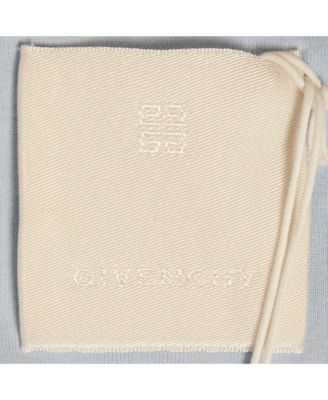 Men's Blue Embroidered Jersey Crew Neck T-Shirt