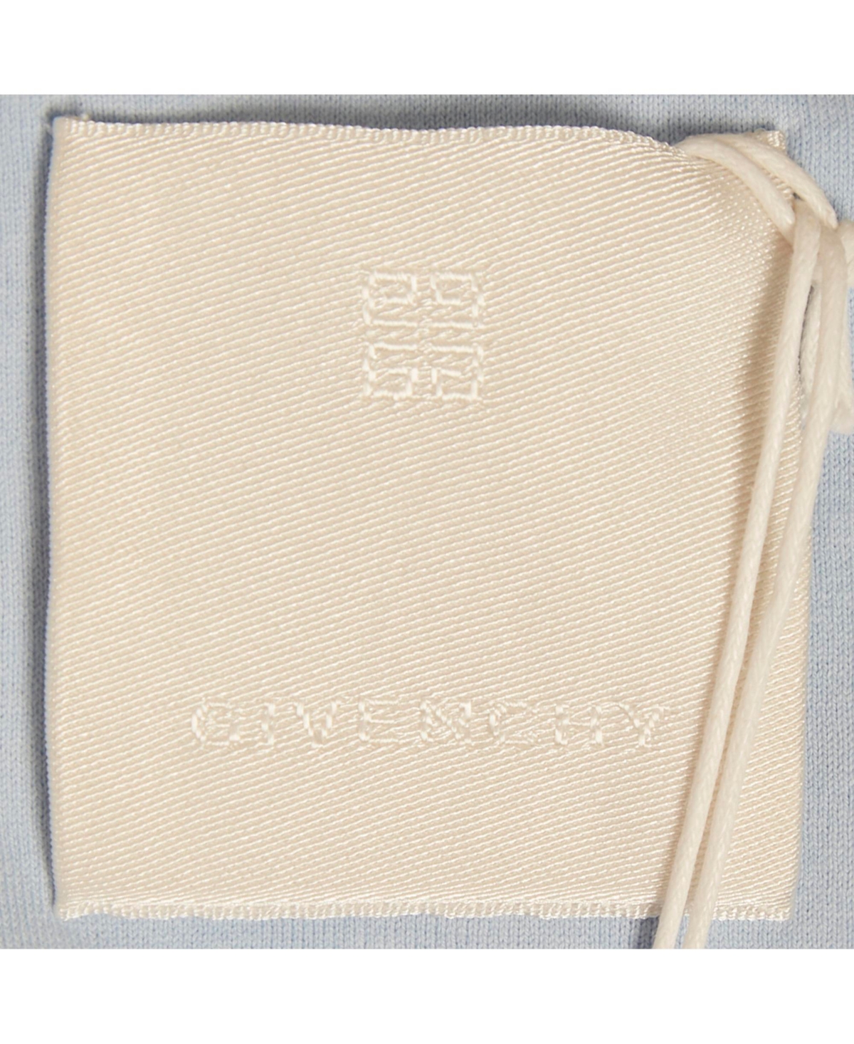 Pre-Owned Givenchy Men's Blue Embroidered Jersey Crew Neck T-Shirt