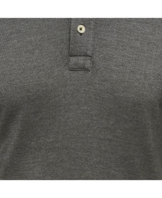 Men's Cotton & Silk Pique Polo T-Shirt