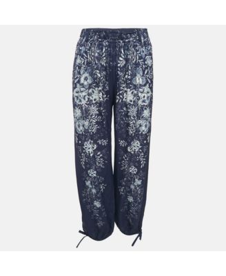 Pre-Owned Chlo&eacute Floral Print Crepe Harem Pants