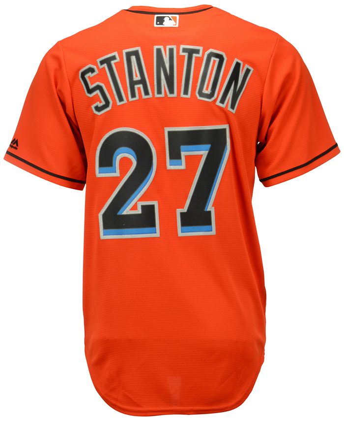 Giancarlo Stanton Miami Marlins Majestic Women's Name and Number T