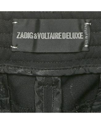 Women's Deluxe Black Cotton Studded Pako Trousers