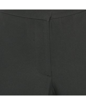 Women's Lace Trim Crepe Trousers