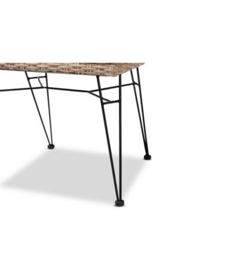 Nafaro 2-Pc. Rattan Bohemian Dining Chair with Cushion