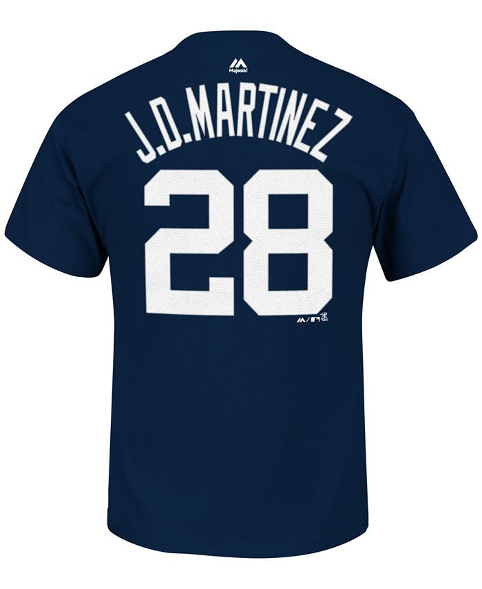 Detroit Tiger J.D. Martinez No. 28 Blue Genuine Merchandise Men's T-Shirt  Siz XL