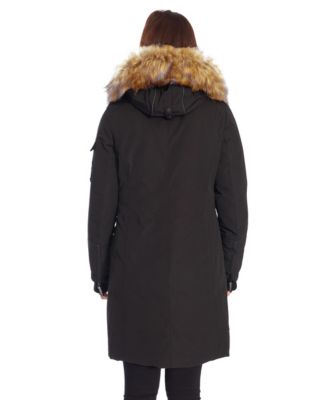 Women's Laurentian | Long Parka Winter With Faux Fur Hood