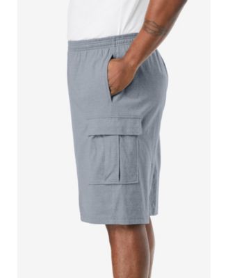 Big & Tall Lightweight Jersey Cargo Shorts