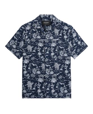 Men's Botanical Garden Print Resort Shirt