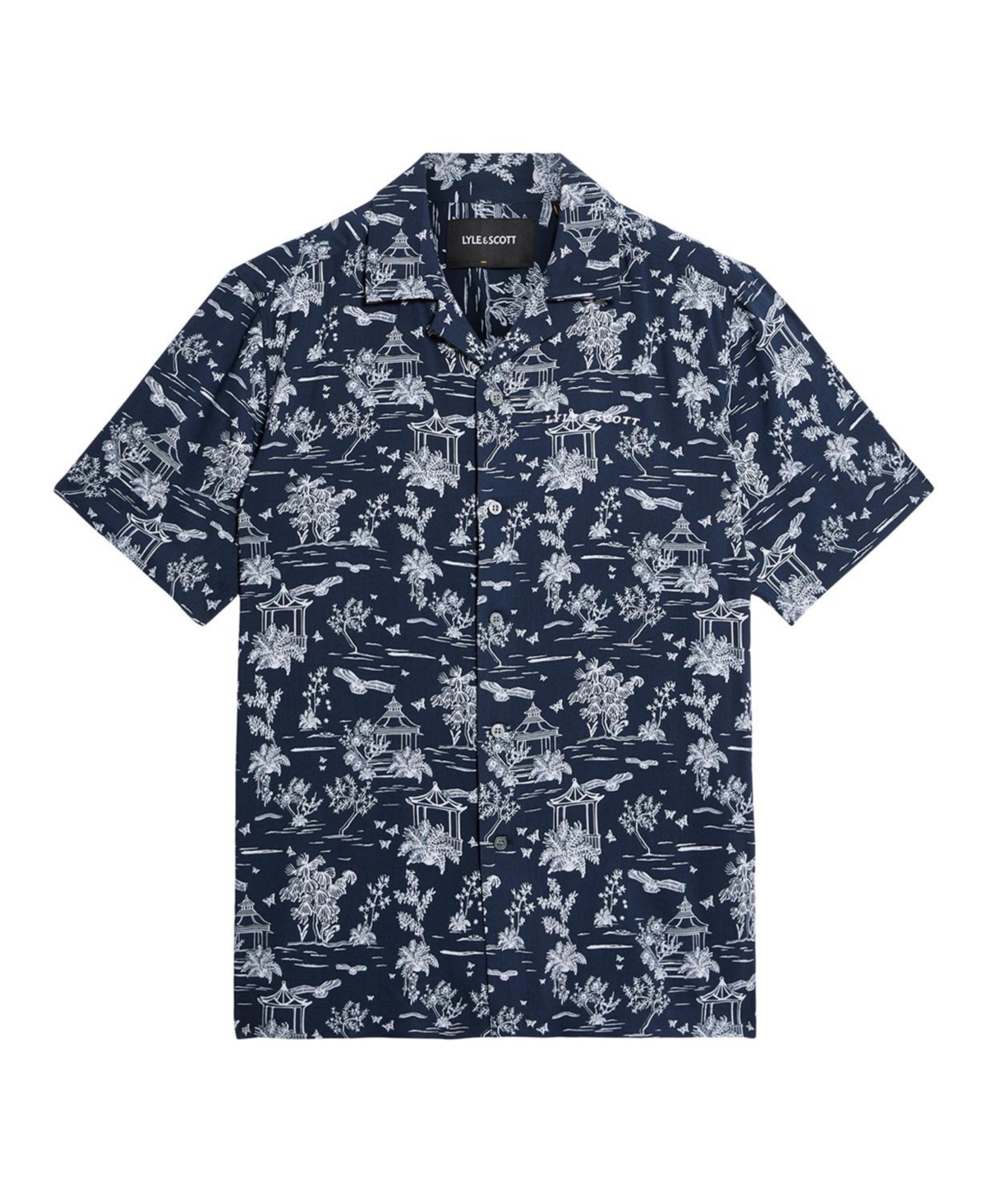 Lyle & Scott Men's Botanical Garden Print Resort Shirt