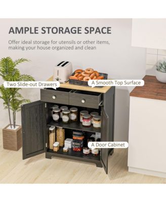 Buffet Cabinet, Bar Cabinet with 2 Drawers,