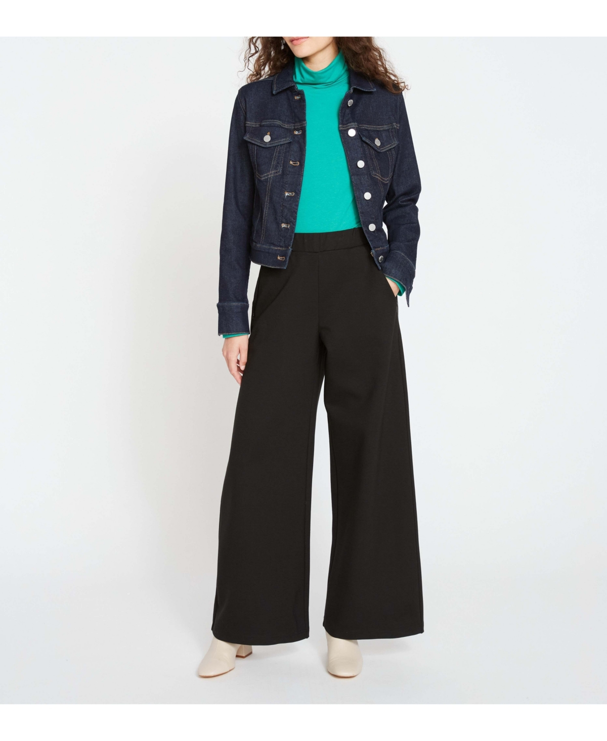 Universal Standard Plus Stephanie Wide Leg Ponte Pants