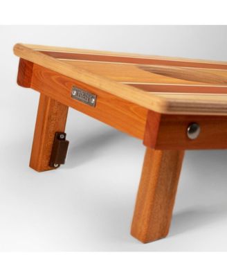 1ft x 2ft Classic Woody Compact Travel Cornhole Board Set