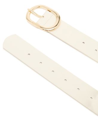 Women's Fully Perforated Oval Buckle Belt