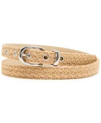 Women's Seasonal Straw 3- Pc Reversible Belt