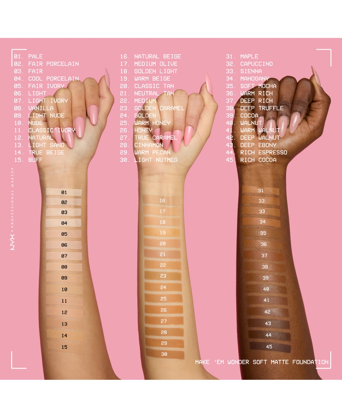 Nyx Professional Makeup Wonder Foundation, 0.84 oz.