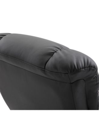 Massage Recliner Chair, Footrest, 360 Swivel Lounger w/ Ottoman,