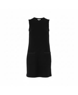  Women's Crepe Sleeveless Shift Dress