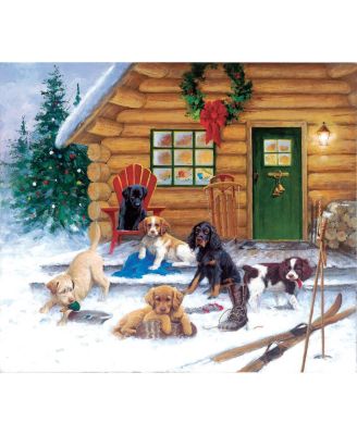 Christmas at The Cabin 550 piece Jigsaw Puzzle for Adults Christmas
