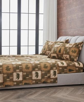 Linery and Co. Ultra-Soft Lodge-Inspired Brushed Microfiber Sheet Set
