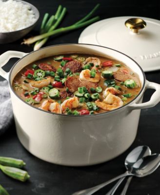 Cast Iron 6.5-Quart Round Dutch Oven Pot with Lid