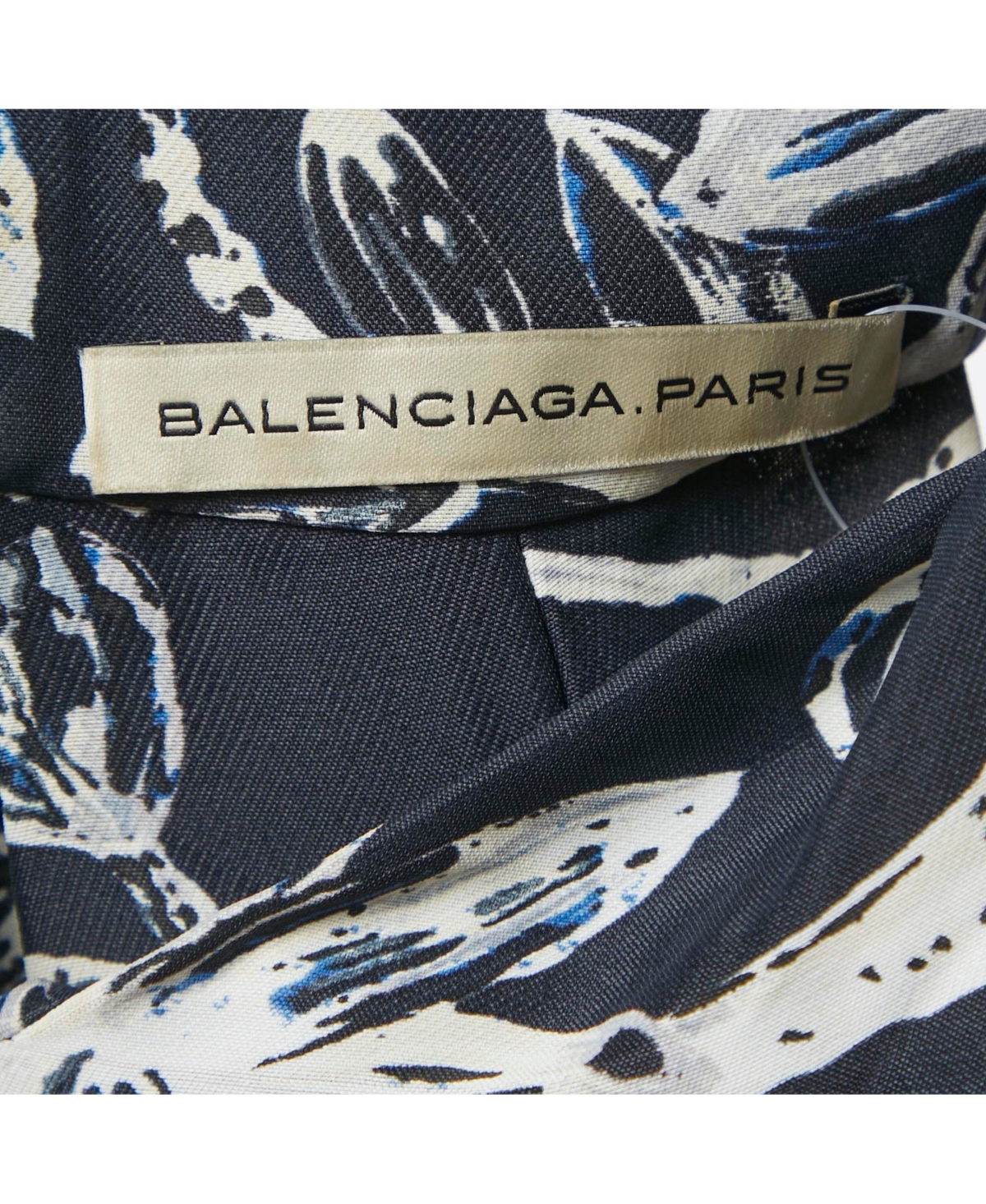 Pre-Owned Balenciaga Women's Floral Print Crepe Silk Sleeveless Gown