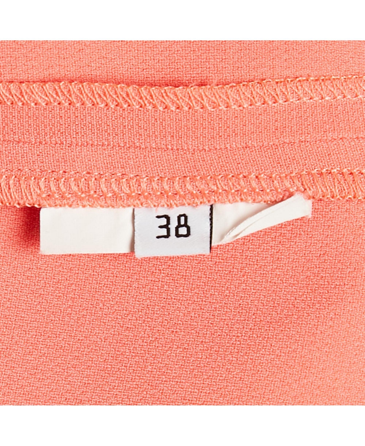 Pre-Owned Balenciaga Women's Orange Crepe Sleeveless Midi Dress