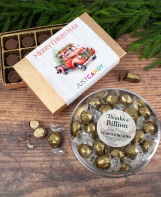 Thanks A Billion Dubai Chocolate Truffles Gift Tin, 42 Truffles