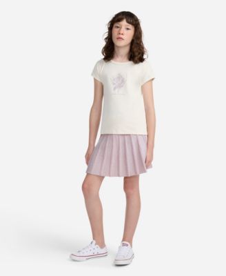 Girls' Pleated Sweater Skirt