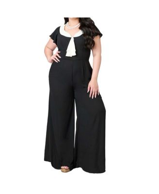 Plus Size Wide Leg Jumpsuit