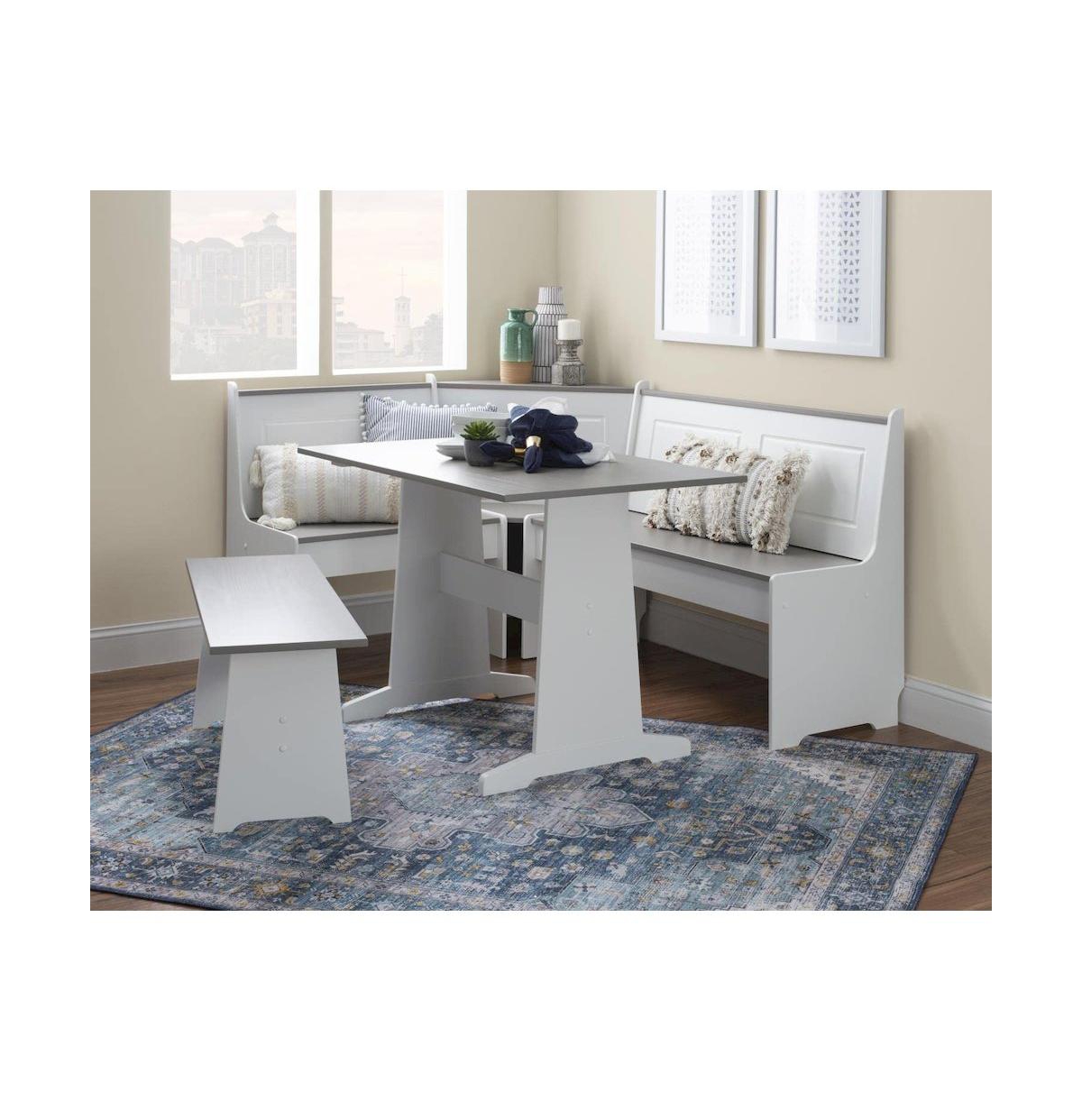 Linon Ardmore Nook White And Gray