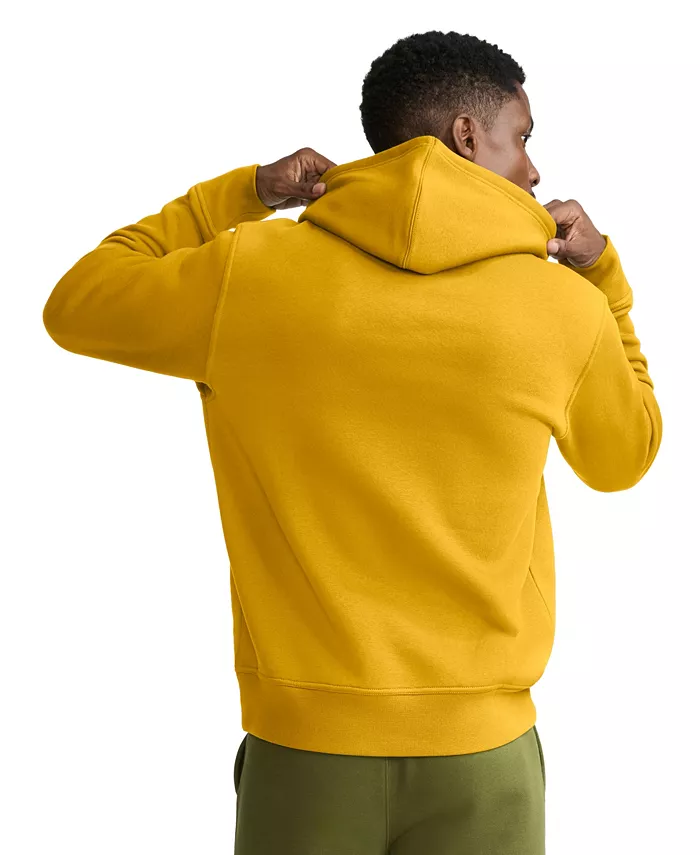 Men's Dark Green Kangaroo Pocket Hoodie - thumbnail 6