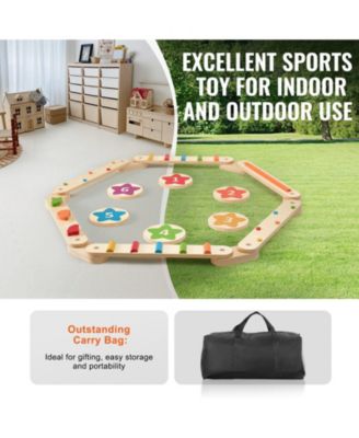 Kids Balance Beam and Stepping Stones Set 6 PCS