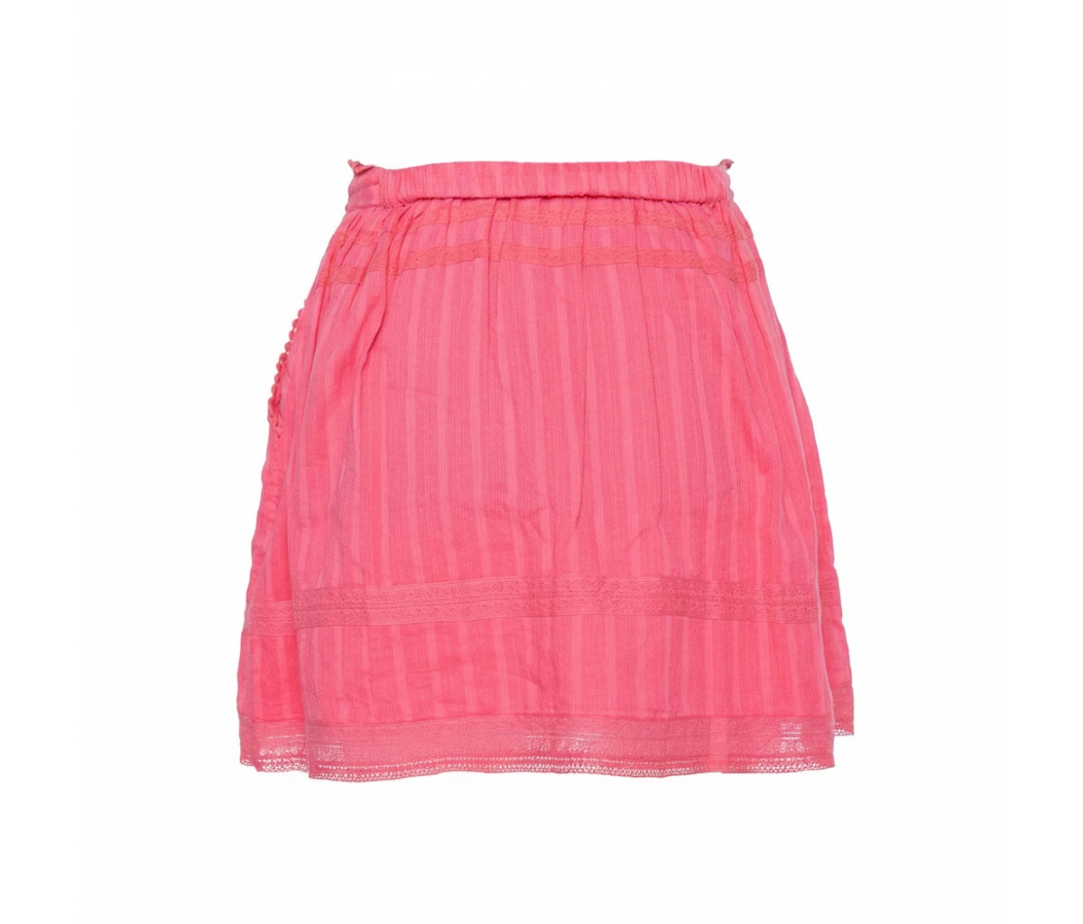 Pre-Owned Zadig & Voltaire Women's Pink Cotton Joxini Skirt
