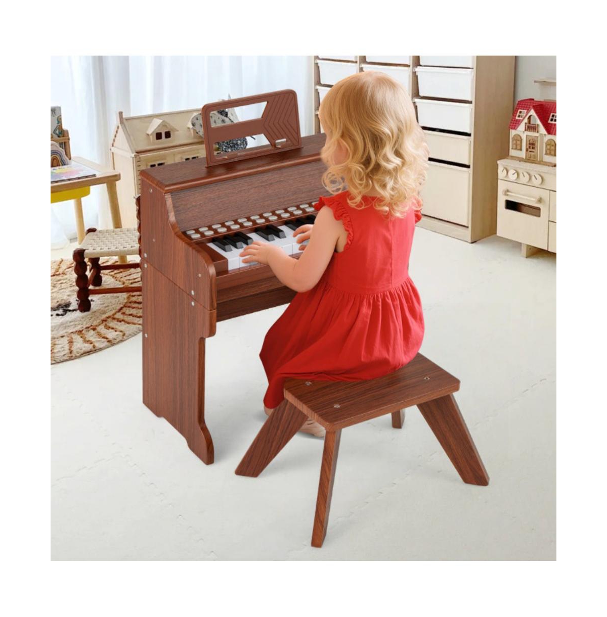 Hongge 25 Key Mini Digital Piano with Stool