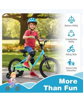 16 Inch Kids Bike with Training Wheels for Ages 3–7