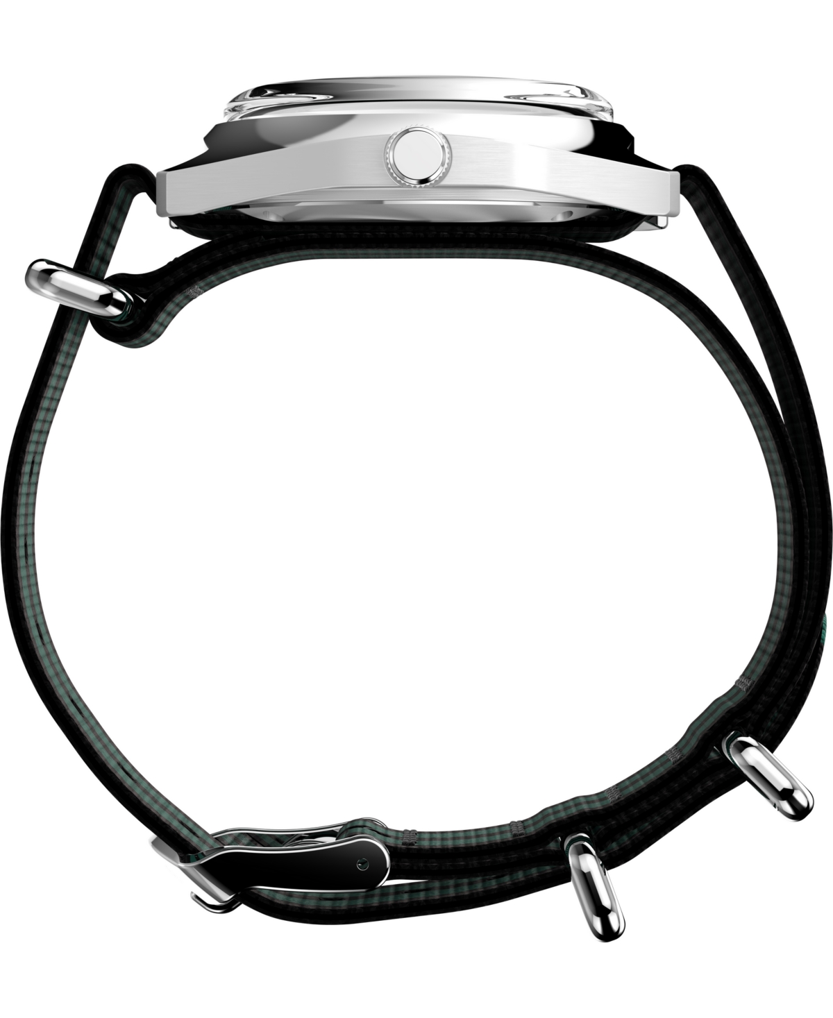 Timex Men's Quartz Analog Green Fabric Watch, 37mm