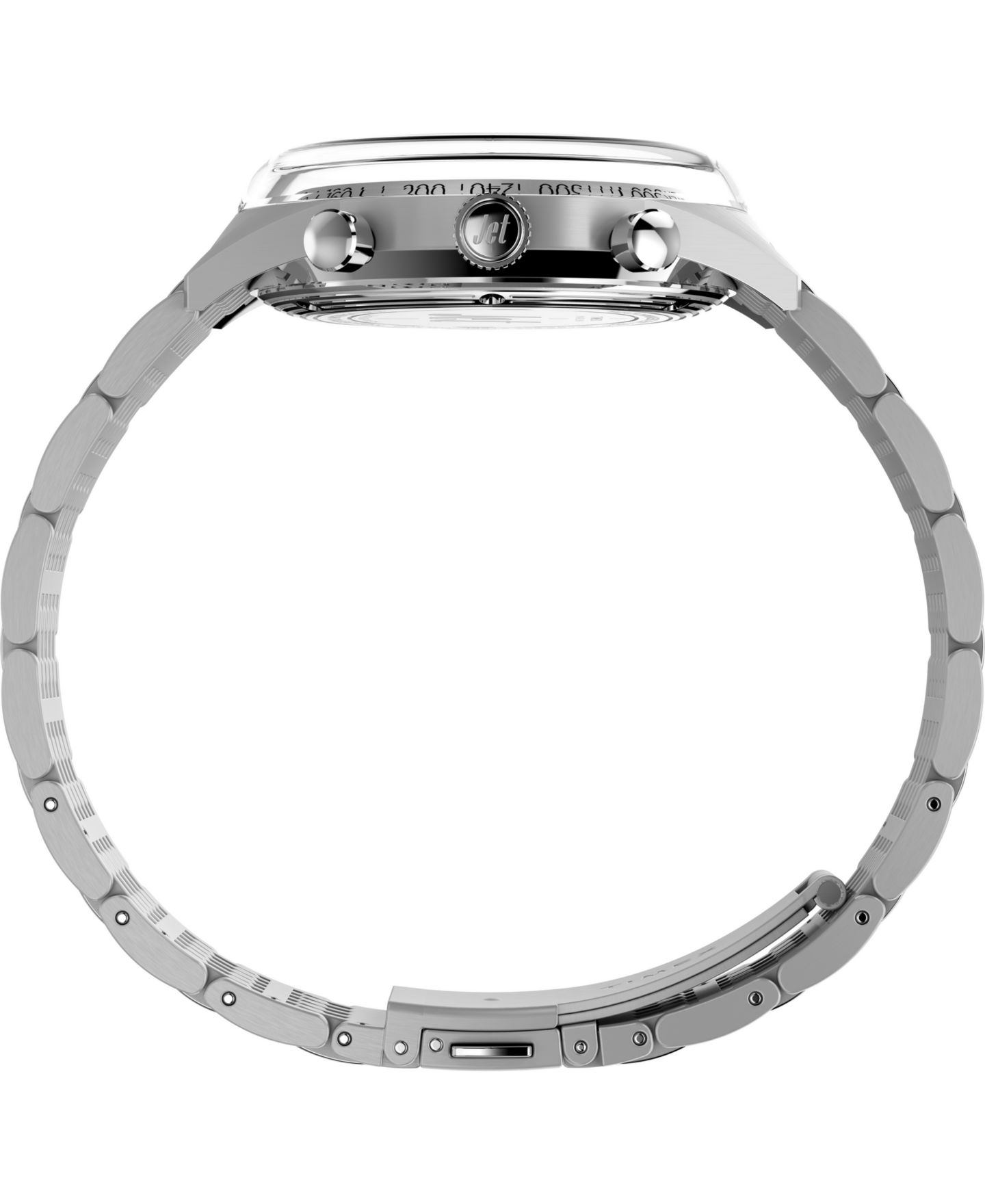 Мужские часы Timex Chronograph Silver-Tone Stainless Steel, 40mm — фото 2