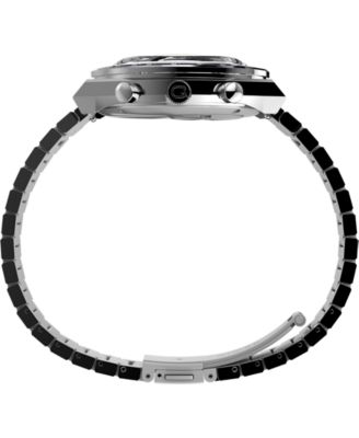 Men's Chronograph Silver-Tone Stainless Steel Watch, 40mm