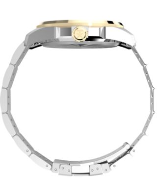 Men's Quartz Analog Two-Tone Stainless Steel Watch, 45mm