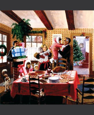 Christmas Dinner Guests 500 piece Jigsaw Puzzle for Adults Christmas