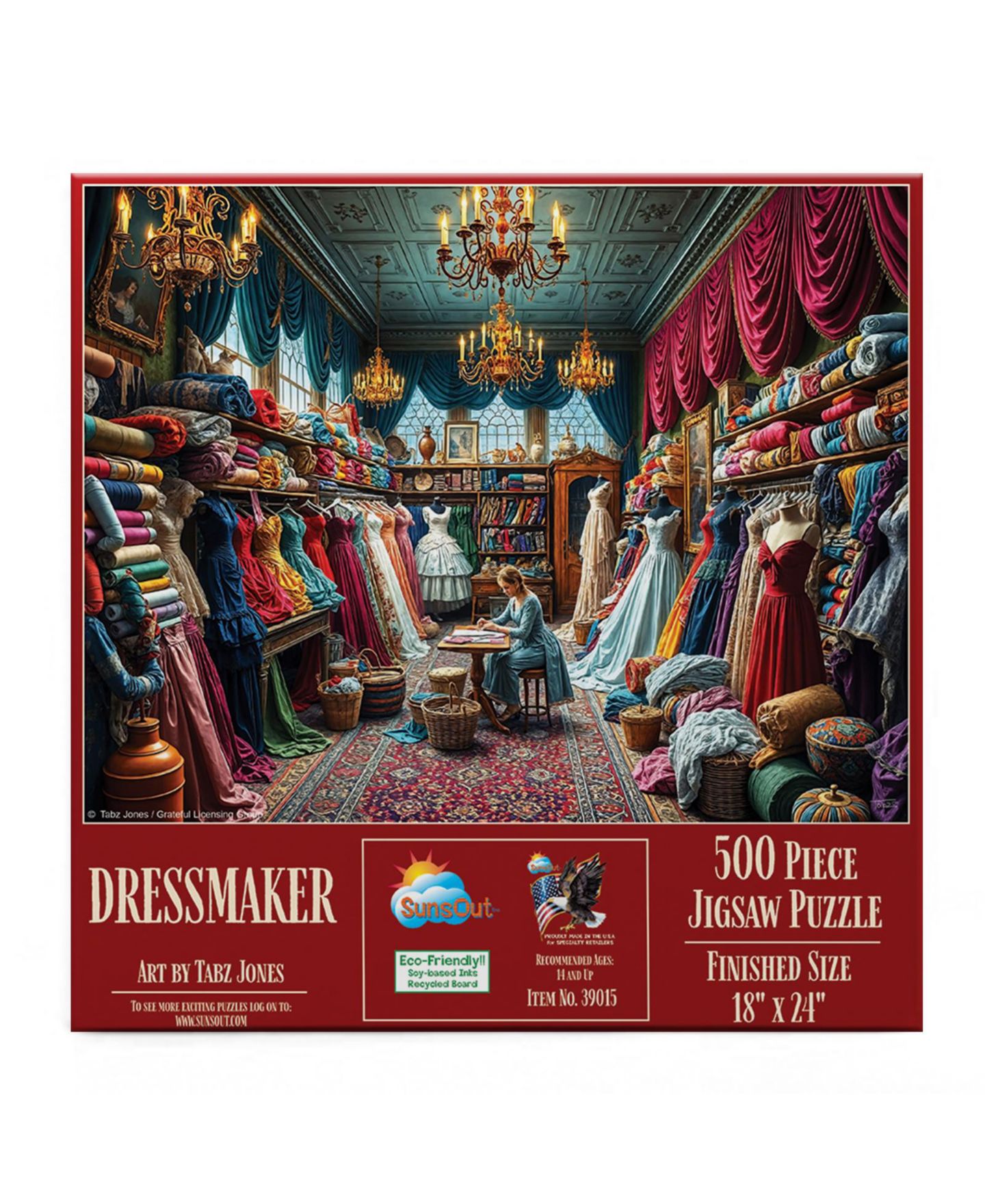 Пазл SunsOut Dressmaker 500 piece Jigsaw Puzzle for Adults — фото 2