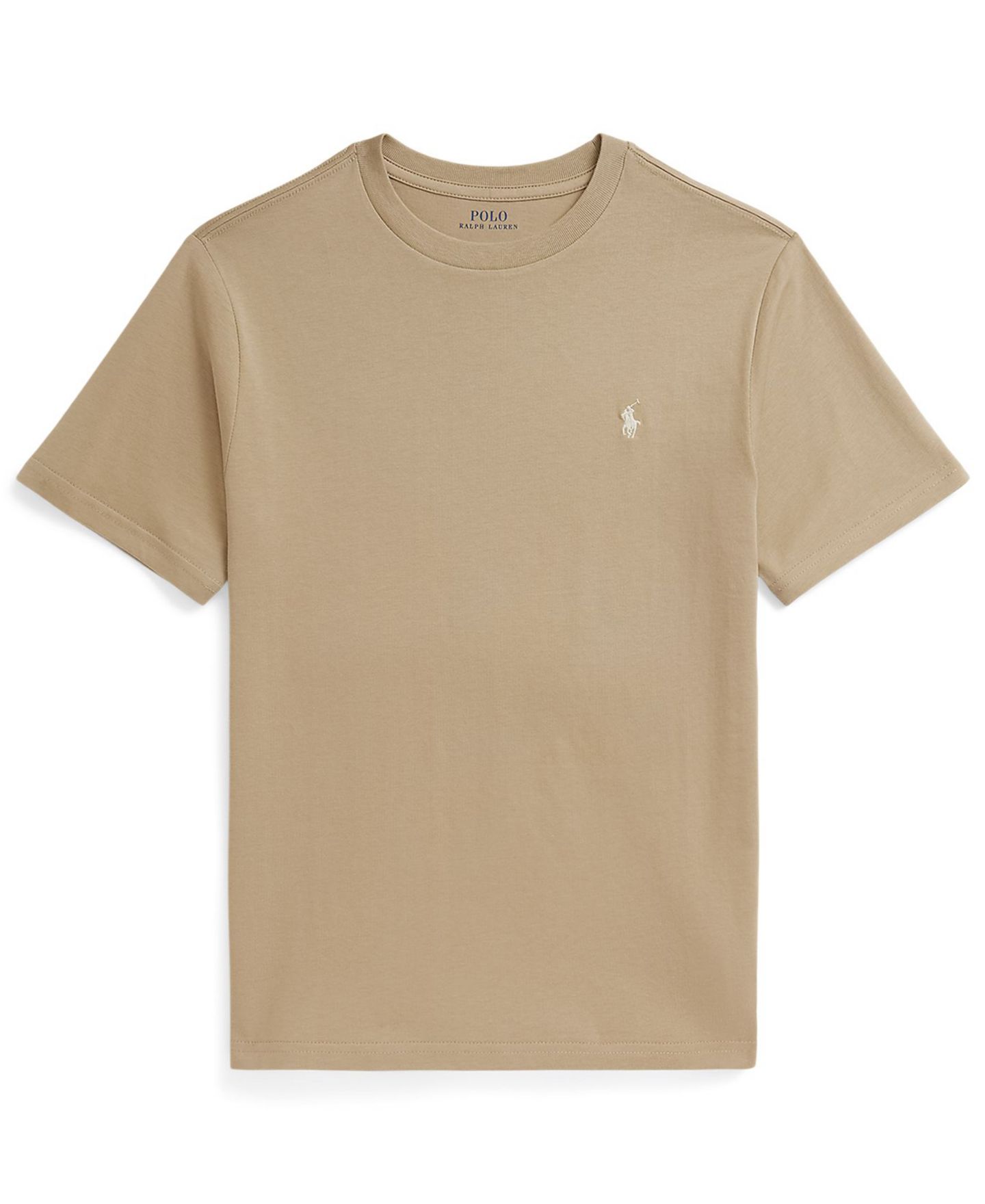 Футболка Polo Ralph Lauren Crewneck T-Shirt для мальчиков, цвет: Хаки — фото 5