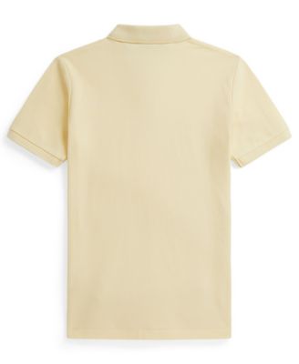 Big Boys Classic Fit Cotton Mesh Polo Shirt