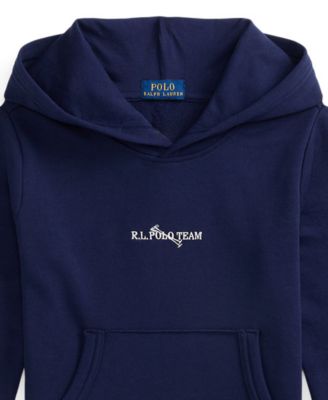 Boys' 2T-7 Embroidered Jersey-Lined Hoodie