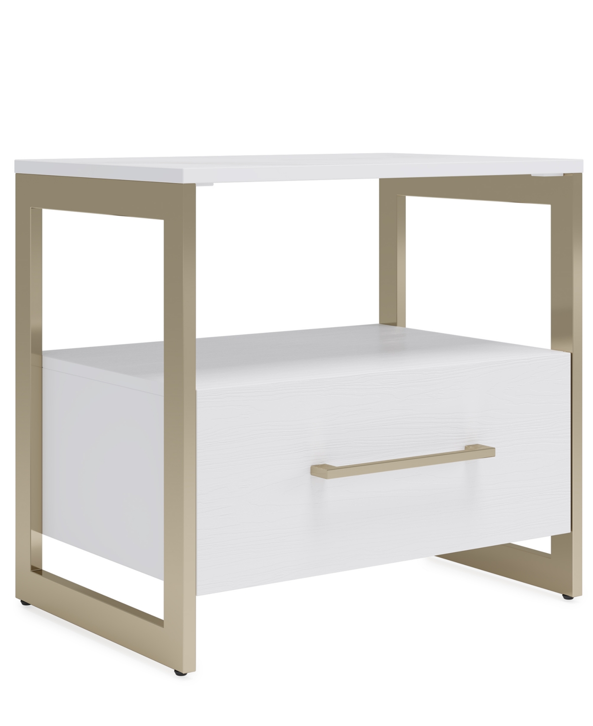 Furniture 26" Emila 1-Drawer Stone Nightstand