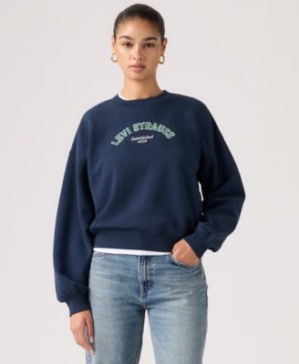 Women's Graphic Boxy Crew Neck Sweatshirt