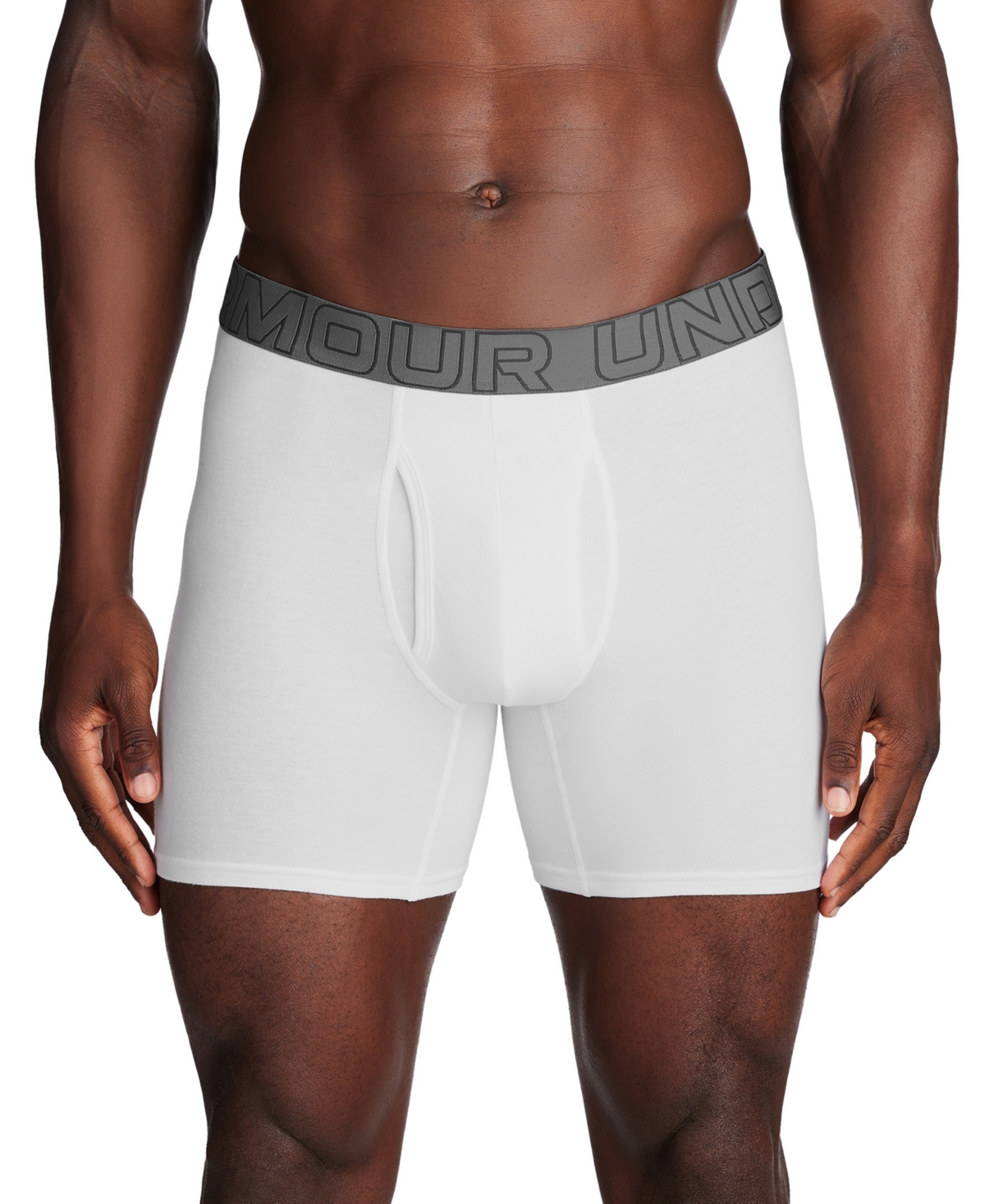 Under Armour Men's Boxerjock Performance 6" Boxer Brief, 3-Pack