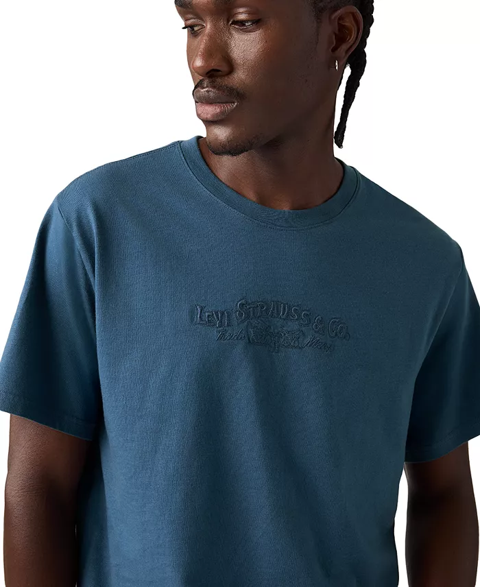 Men's Premium Relaxed-Fit Logo Graphic T-Shirt - thumbnail 2
