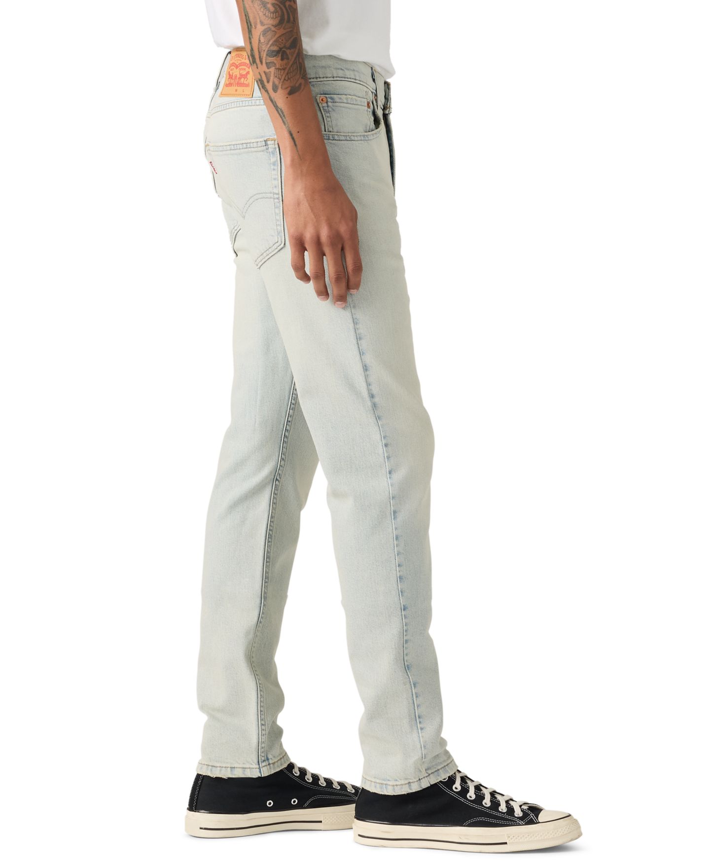 Мужские джинсы Levi's 512 Slim Taper-Fit, цвет: Молочно-белый — фото 2