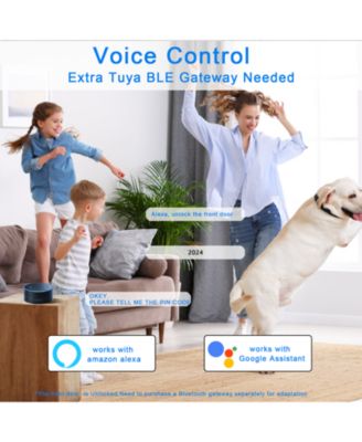 Keyless Smart Lock with Fingerprint, PIN, App & Key Access — Electronic Door Lock, Alexa Compatible, ANSI Certified, IP56 Waterproof